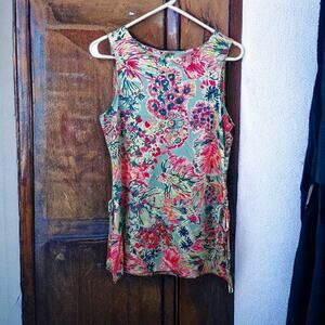 Lilly Pulitzer Women's Size small Donna Sleeveless Tunic top Crew Neck